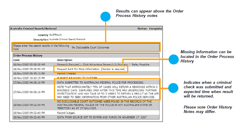 ServiceConnect - How do I read my Background Screen Report?