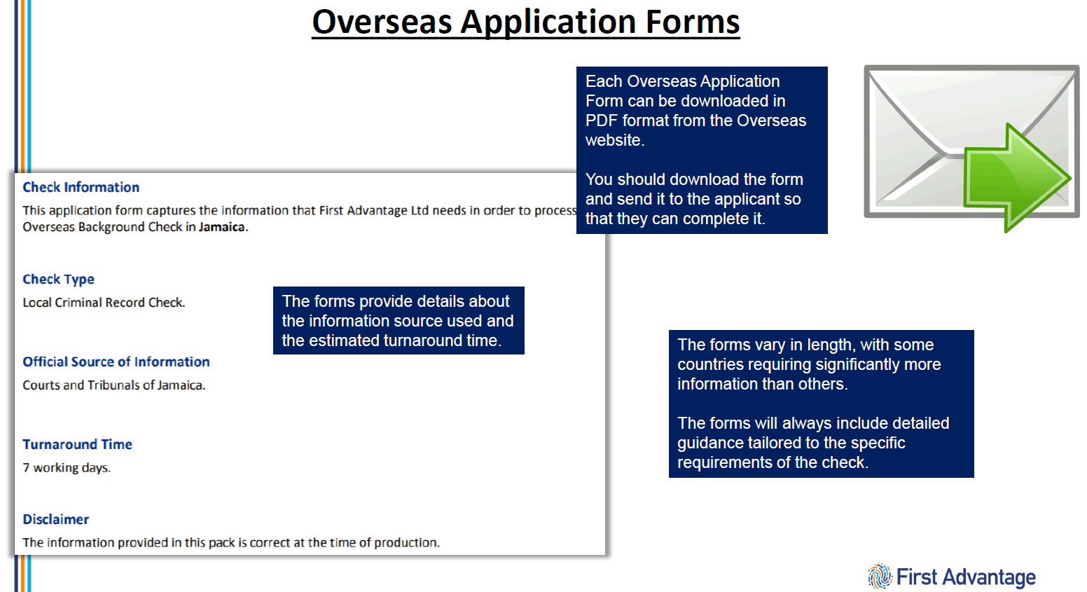 ServiceConnect - Can I do a DBS check on an overseas applicant?