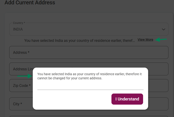 ServiceConnect - How do I enter my address history into my profile?