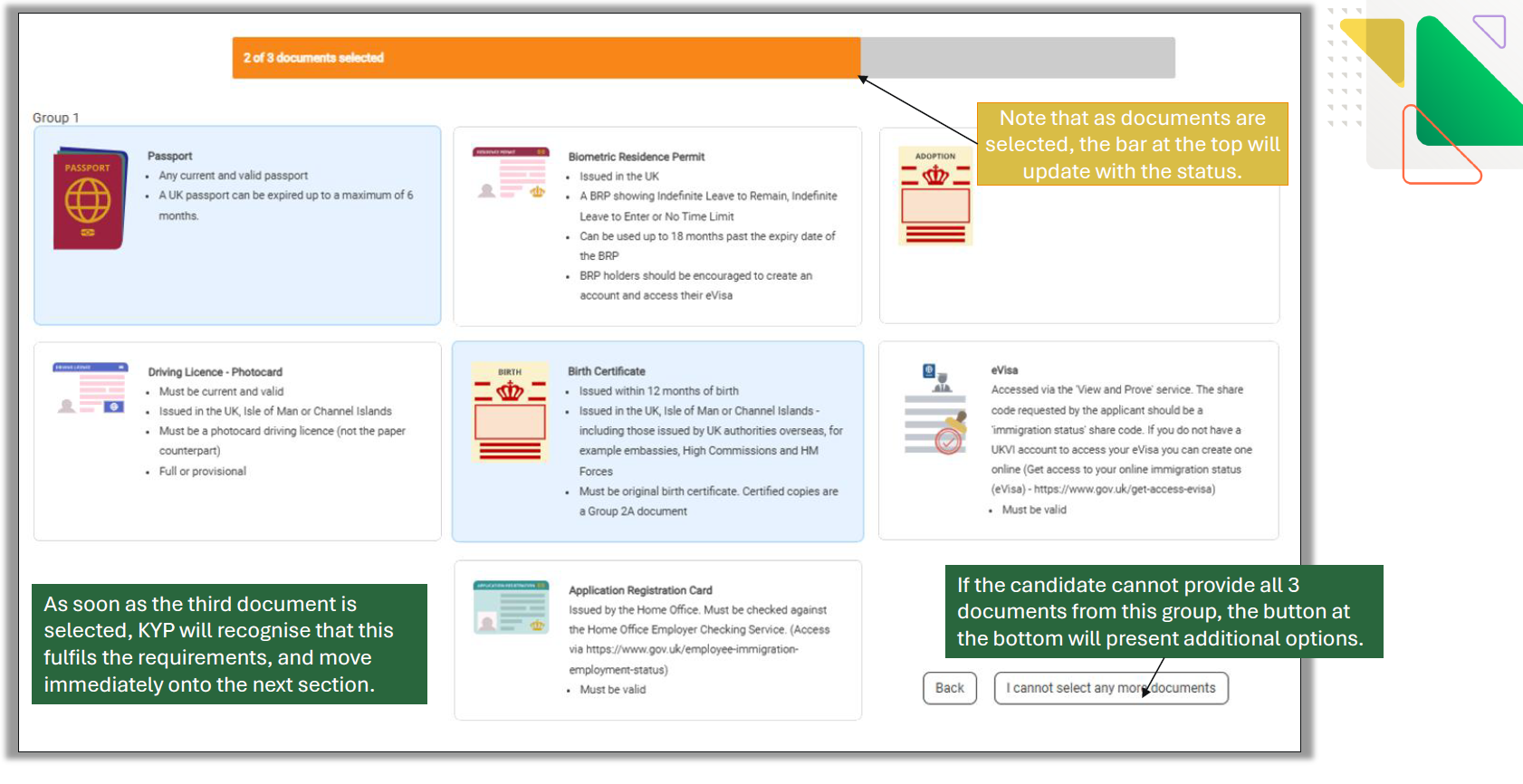 ServiceConnect - KnowYourPeople Candidate Application Journey - DBS Process