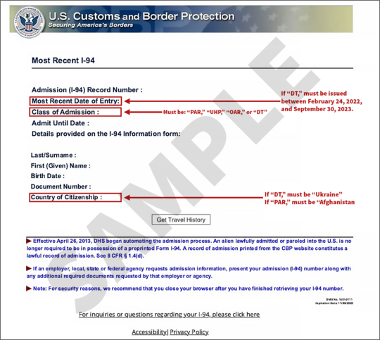 ServiceConnect - Additional Category of Afghan and Ukrainian Parolees ...